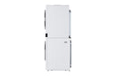 LG, Single Unit Front Load 21/16kg LG WashTower™ with Centre Control™, White