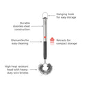Joseph Joseph, GrillOut™ Stainless-Steel BBQ Cleaning Brush with Extending Handle