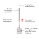 Joseph Joseph, GrillOut™ Stainless-Steel BBQ Turner Tongs with Extending Handle