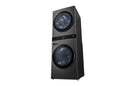 LG, Single Unit Front Load 21/16kg LG WashTower™ with Centre Control™, Black Steel color