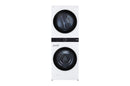 LG, Single Unit Front Load 21/16kg LG WashTower™ with Centre Control™, White