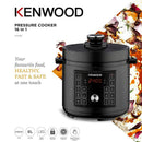 Kenwood, PCM95 000BK Electric Pressure Cooker 8L Smart Steam Pot