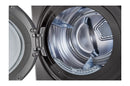 LG, Single Unit Front Load 21/16kg LG WashTower™ with Centre Control™, Black Steel color