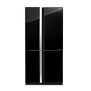 Sharp, Fridge 4 Doors 26Cft Glass Black