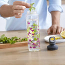 Tefal, Drink 2 Go Decor Drinking Bottle Triangle Screw Lid, 700 Ml