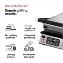 Braun, MultiGrill 7 Contact Grill CG 7040 Black/Stainless Steel