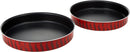 Tefal, Les Specialistes 34/38 cm Kebbe Oven Dish Set, Red, Aluminium