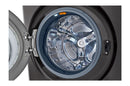 LG, Single Unit Front Load 21/16kg LG WashTower™ with Centre Control™, Black Steel color