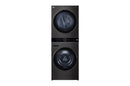 LG, Single Unit Front Load 21/16kg LG WashTower™ with Centre Control™, Black Steel color