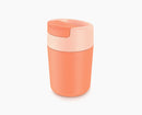 Joseph Joseph, Sipp™ Coral Travel Mug with Hygienic Lid 340ml