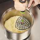 Joseph Joseph, 10161 Delta Folding Potato Masher Stores Flat Space Saving Locking, One-Size, Gray/Green