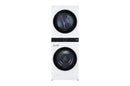 LG, Single Unit Front Load 21/16kg LG WashTower™ with Centre Control™, White