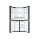 Haier, HRF-580TDBG Refrigerator No Frost, 4 Doors, Twin Inverter, Black Glass