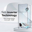 Haier, HRF672VCFMBLEG Top Mount Refrigerator Twin Inverter 23CFT
