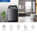 Haier, HWM140-B1678S8 Top Load Washing machine14 kg Direct Motion Motor