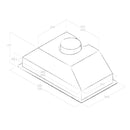 Elica, Hood Box In Era C 72cm Inox