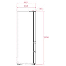 Teka, Free Standing French Door Refrigerator with Inverter Motor