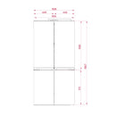 Teka, Full No Frost Multidoor Bottom Freezer Refrigerator with Inverter Motor