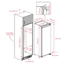 Teka, Built-in No Frost Top Freezer with Display on Trim