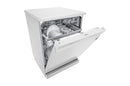 LG, QuadWash™ Dishwasher, 14 Place Settings, EasyRack™ Plus, Inverter Direct Drive, ThinQ, White