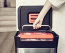Joseph Joseph, Titanium Rubbish Bin with Press Function, 30l
