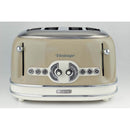 Ariete, 156 Vintage Toaster 4 Slices 1630W, Beige