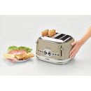 Ariete, 156 Vintage Toaster 4 Slices 1630W, Beige