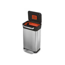 Joseph Joseph, Titanium Rubbish Bin with Press Function, 30l