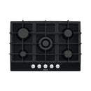 Glem Gas, GT755HBK Gas Hob 70 cm, Black