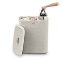 Joseph Joseph, Tota Trio 90L Ecru Laundry Separation Basket