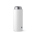 Tefal, Drink 2 Go Bottle, Light Steel, 0.6 L, White & Blue