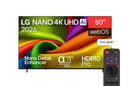 LG, 50 inch NANO 4K UHD AI NU84 Smart TV 2026